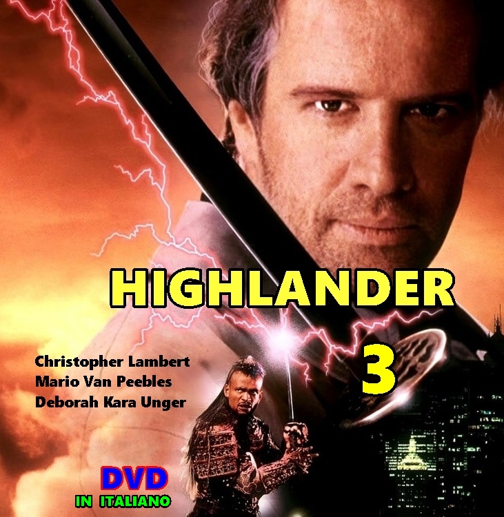 HIGHLANDER_3_DVD_1994_Christopher_Lambert_IN_ITALIANO
