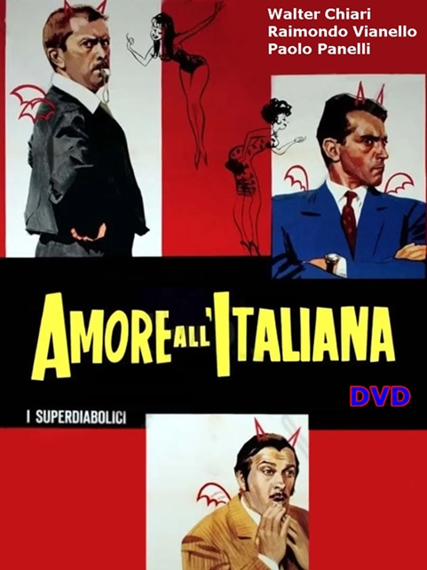 AMORE_ALL_ITALIANA_DVD_I_SUPERDIABOLICI_WALTER_CHIARI_VIANELLO_PANELLI