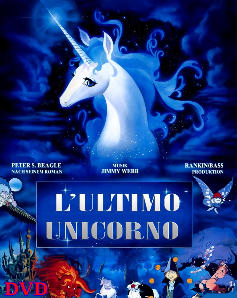 L'ULTIMO UNICORNO - DVD 1982 Jules Bass